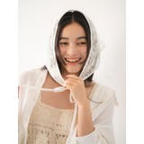 シアーエンブロイダリーボンネット | Ungrid | 詳細画像6 