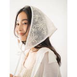 シアーエンブロイダリーボンネット | Ungrid | 詳細画像7 