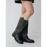 バックルコンビロングブーツ | Ungrid | 詳細画像2 