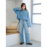 ヘムスリットクラッシュデザインデニム | Ungrid | 詳細画像9 