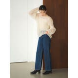 ハイウエストルーズストレートデニム | Ungrid | 詳細画像17 