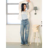 ダメージデザインフレアデニム | Ungrid | 詳細画像8 