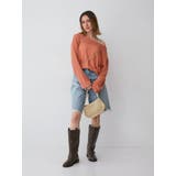 クラッシュデザインデニムハーフパンツ | Ungrid | 詳細画像11 