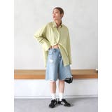 クラッシュデザインデニムハーフパンツ | Ungrid | 詳細画像16 