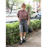 クラッシュデザインデニムハーフパンツ | Ungrid | 詳細画像27 