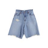 クラッシュデザインデニムハーフパンツ | Ungrid | 詳細画像45 