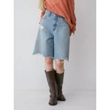 クラッシュデザインデニムハーフパンツ | Ungrid | 詳細画像7 