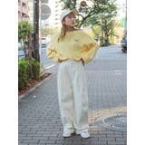 【WEB限定】エンブロイダリーコットン混スラブニット | Ungrid | 詳細画像16 