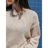 【WEB限定】エンブロイダリーコットン混スラブニット | Ungrid | 詳細画像24 