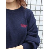 【WEB限定】エンブロイダリーコットン混スラブニット | Ungrid | 詳細画像28 