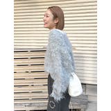 Vネック起毛ルーズニット | Ungrid | 詳細画像10 