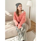 Vネック起毛ルーズニット | Ungrid | 詳細画像25 