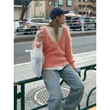 Vネック起毛ルーズニット | Ungrid | 詳細画像28 