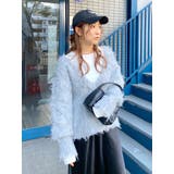 Vネック起毛ルーズニット | Ungrid | 詳細画像44 