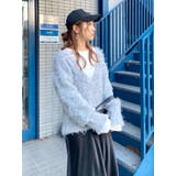 Vネック起毛ルーズニット | Ungrid | 詳細画像45 