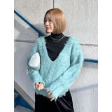 Vネック起毛ルーズニット | Ungrid | 詳細画像49 