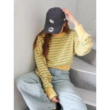 イエロー | ショートボーダーロングスリーブTee | Ungrid