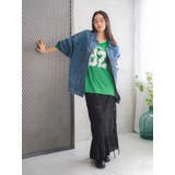 メッシュコンビナンバリングロングスリーブTee | Ungrid | 詳細画像15 