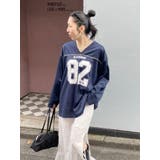 メッシュコンビナンバリングロングスリーブTee | Ungrid | 詳細画像36 