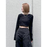 ブラック | マルチウェイサイドオープンロングスリーブTee | Ungrid