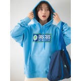 ブルー | DISCUS別注 フードロゴパーカー | Ungrid