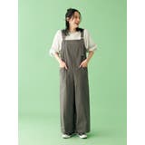 【WEB限定】ステッチデザインサロペット | Ungrid | 詳細画像10