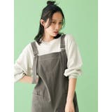 【WEB限定】ステッチデザインサロペット | Ungrid | 詳細画像13