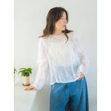 コットンオーガンジー2Wayブラウス | Ungrid | 詳細画像2 