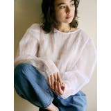 コットンオーガンジー2Wayブラウス | Ungrid | 詳細画像4 