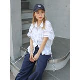 ギャザーデザインハーフスリーブシャツ | Ungrid | 詳細画像1 