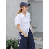 ギャザーデザインハーフスリーブシャツ | Ungrid | 詳細画像16 