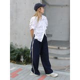 ギャザーデザインハーフスリーブシャツ | Ungrid | 詳細画像18 