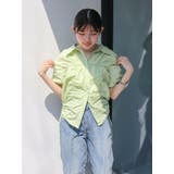 ギャザーデザインハーフスリーブシャツ | Ungrid | 詳細画像37 