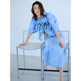 ギャザーデザインハーフスリーブシャツ | Ungrid | 詳細画像4 