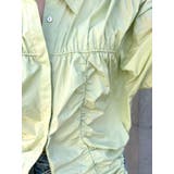 ギャザーデザインハーフスリーブシャツ | Ungrid | 詳細画像47 