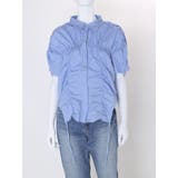 ギャザーデザインハーフスリーブシャツ | Ungrid | 詳細画像48 