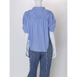 ギャザーデザインハーフスリーブシャツ | Ungrid | 詳細画像50 