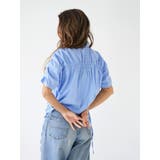 ギャザーデザインハーフスリーブシャツ | Ungrid | 詳細画像7 