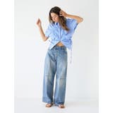 ギャザーデザインハーフスリーブシャツ | Ungrid | 詳細画像8 