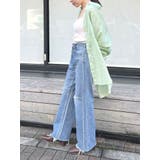 カットオフダメージストレートデニム | Ungrid | 詳細画像19 