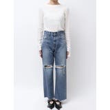 カットオフダメージストレートデニム | Ungrid | 詳細画像28 