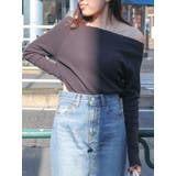 オフショルデザインロングスリーブTee | Ungrid | 詳細画像22 