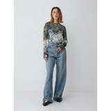 シアープリントチュールロングスリーブTee | Ungrid | 詳細画像11 