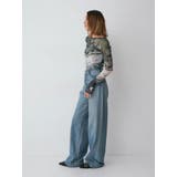 シアープリントチュールロングスリーブTee | Ungrid | 詳細画像13 