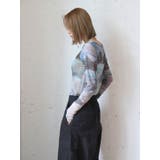 シアープリントチュールロングスリーブTee | Ungrid | 詳細画像16 