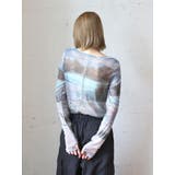 シアープリントチュールロングスリーブTee | Ungrid | 詳細画像17 