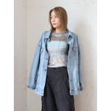 シアープリントチュールロングスリーブTee | Ungrid | 詳細画像18 