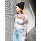 シアープリントチュールロングスリーブTee | Ungrid | 詳細画像22 