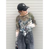 シアープリントチュールロングスリーブTee | Ungrid | 詳細画像25 