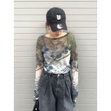 シアープリントチュールロングスリーブTee | Ungrid | 詳細画像26 